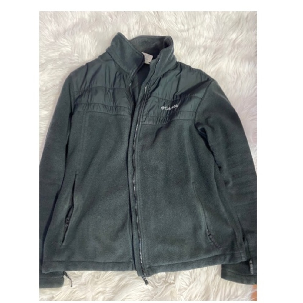 Black Womens Size L Columbia Fleece Jacket